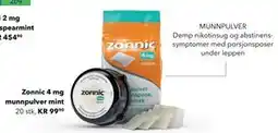 Apotek 1 Zonnic 4 mg munnpulver mint tilbud