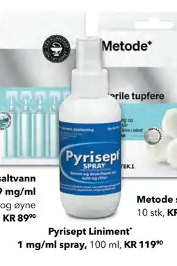 Apotek 1 Pyrisept Liniment 1 mg/ml spray tilbud