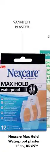 Apotek 1 Nexcare Max Hold Waterproof plaster tilbud