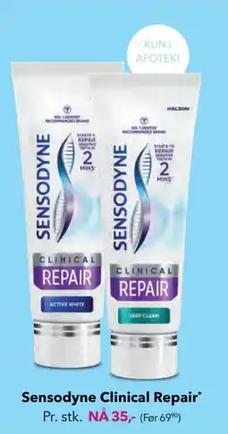 Apotek 1 Sensodyne Clinical Repair tilbud