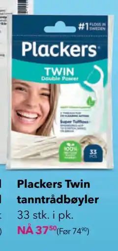 Apotek 1 Plackers Twin tanntrådbøyler tilbud