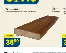 Maxbo Terrassebord tilbud