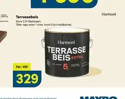 Maxbo Terrassebeis tilbud
