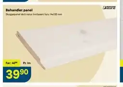 Maxbo Behandlet panel tilbud