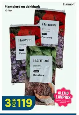 Maxbo Plantejord og dekkbark tilbud