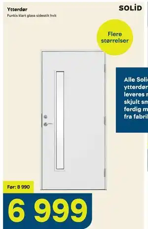 Maxbo Ytterdør tilbud