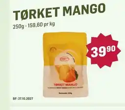 Holdbart TØRKET MANGO tilbud