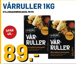 Price Lagerbutikk Vårruller tilbud