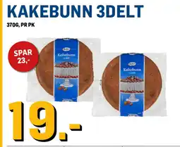 Price Lagerbutikk Kakebunn 3delt tilbud