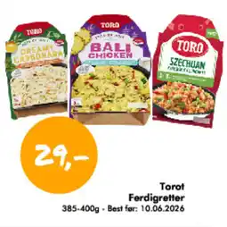 Havaristen Toro Ferdigretter tilbud