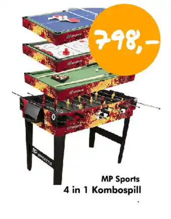 Havaristen MP Sports 4 in 1 Kombospill tilbud