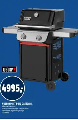 Coop Obs Weber Spirit E-210 Gassgrill tilbud