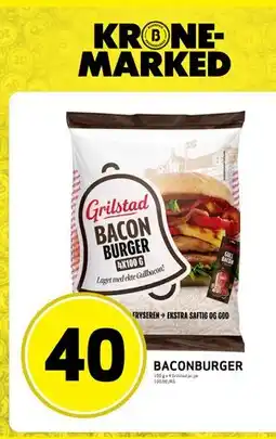 Bunnpris BACONBURGER tilbud