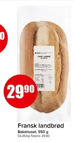 Spar Fransk landbrød tilbud