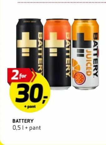 Bunnpris Battery tilbud