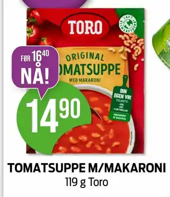 Kiwi Tomatsuppe m/makaroni tilbud