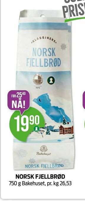 Kiwi Norsk fjellbrød tilbud