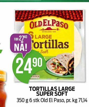 Kiwi Tortillas large super soft tilbud