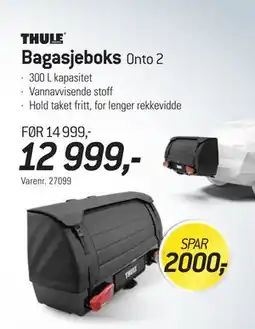 Thansen Bagasjeboks Onto 2 tilbud