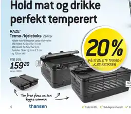 Thansen Termo-/kjøleboks tilbud
