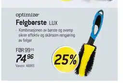 Thansen Felgbørste tilbud