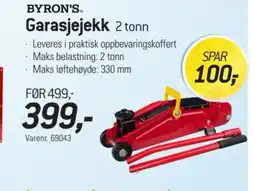 Thansen Garasjejekk tilbud