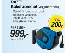 Thansen Kabeltrommel tilbud