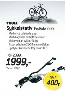 Thansen Sykkelstativ tilbud