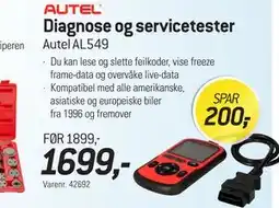 Thansen Diagnose og servicetester tilbud