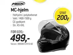 Thansen MC-hjelm tilbud