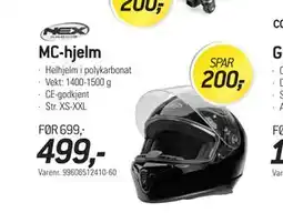 Thansen MC-hjelm tilbud