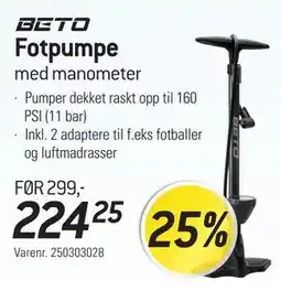 Thansen Fotpumpe tilbud
