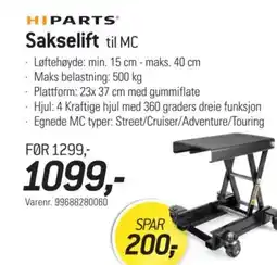 Thansen Sakselift til MC tilbud