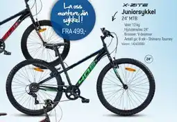 Thansen X-Juniorsykkel tilbud