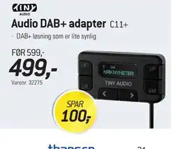 Thansen Audio DAB+ adapter tilbud