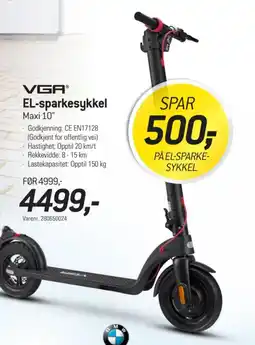 Thansen EL-sparkesykkel Maxi 10" tilbud