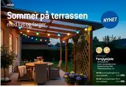 Thansen Partylyskjede Flerfarget LED tilbud