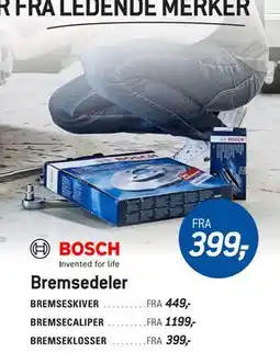 Thansen BOSCH Bremsedeler tilbud