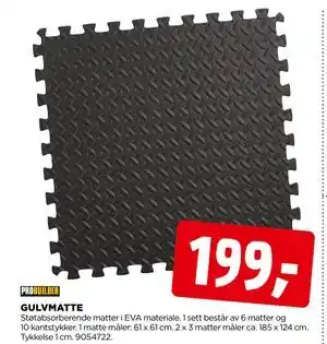 jem & fix GULVMATTE tilbud