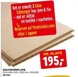 jem & fix GULVSPONPLATE tilbud