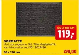 jem & fix DØRMATTE tilbud
