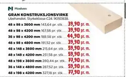 jem & fix GRAN KONSTRUKSJONSVIRKE tilbud