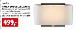 jem & fix PIOLA SOLCELLELAMPE tilbud
