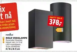 jem & fix ROLD VEGGLAMPE tilbud