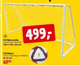 jem & fix FOTBALLMÅL tilbud