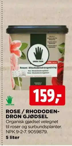 jem & fix ROSE / RHODODENDRON GJØDSEL tilbud