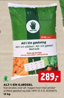 jem & fix ALT-I-EN GJØDSEL tilbud