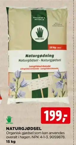 jem & fix NATURGJØDSEL tilbud