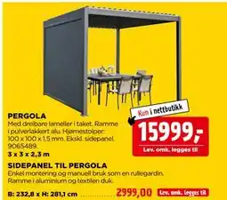 jem & fix PERGOLA tilbud