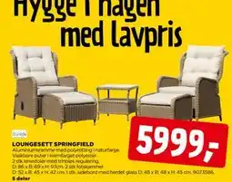 jem & fix LOUNGESETT SPRINGFIELD tilbud